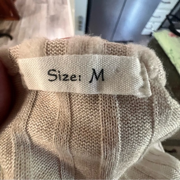 NWOT Cozy Cream Tiered Two Piece Knit Ribbed Sweater Dress Set Cropped SOFT - Picture 13 of 13